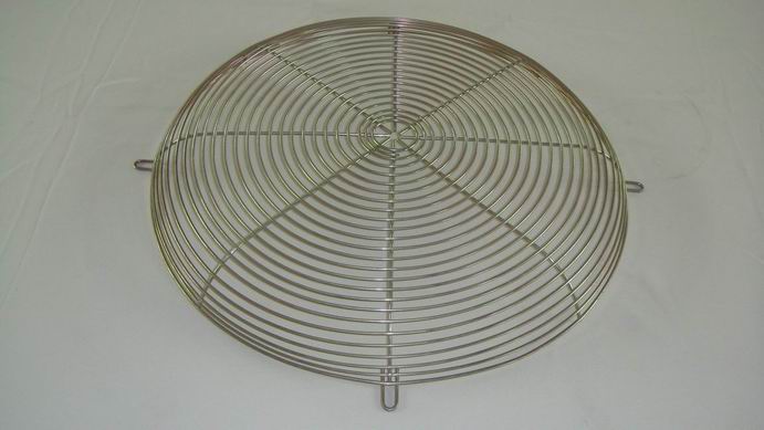 Zinc plated steel fan guard